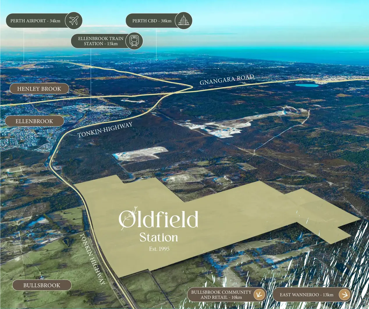 Oldfield station amenity map desktop
