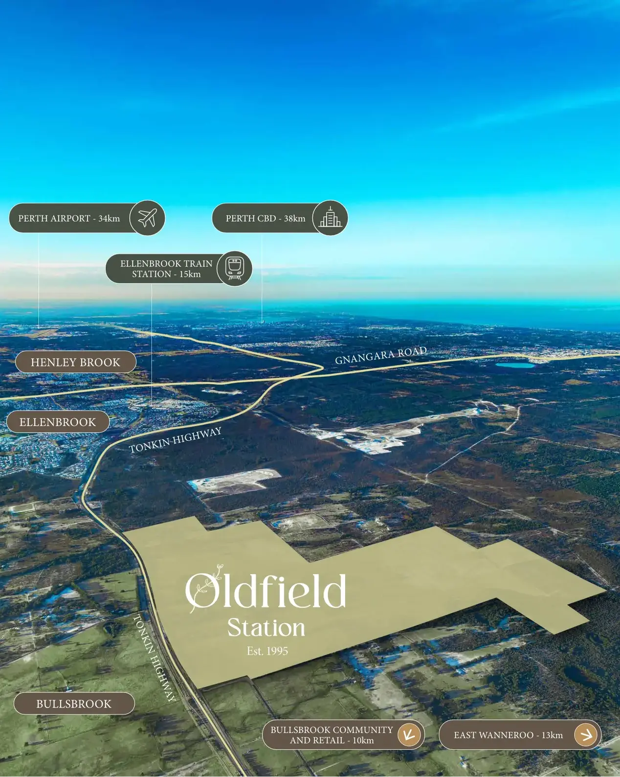 Oldfield station amenity map mobile